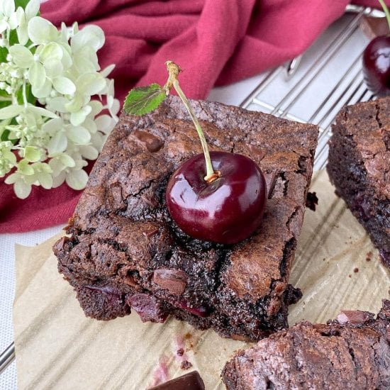 Chocolate Cherry Brownies