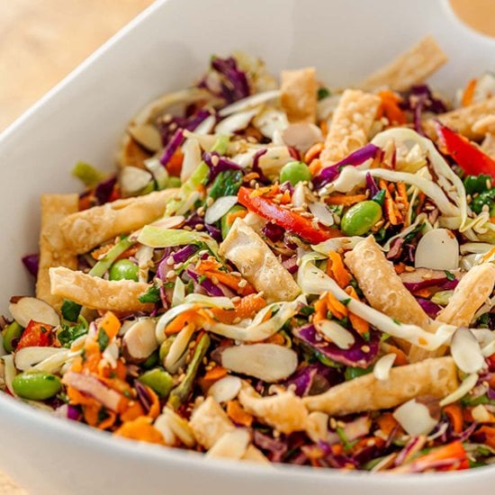 Asian-Inspired Rainbow Slaw