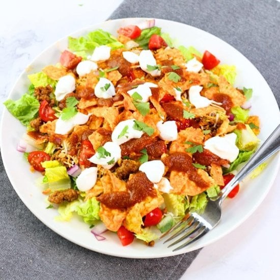 turkey taco salad with doritos