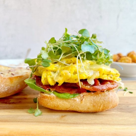 Truffle Cheddar Egg Sandwich