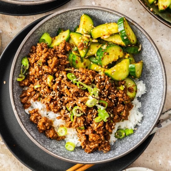 Gochujang Beef Bowls