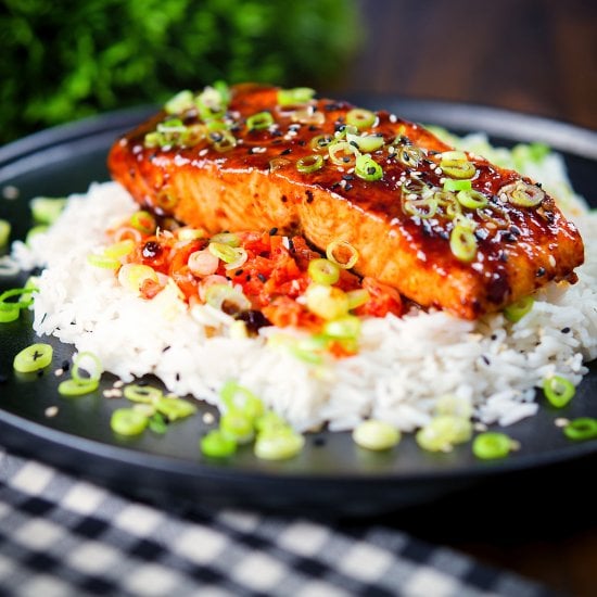 Gochujang Glazed Salmon Fillet