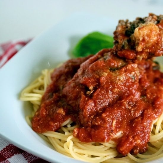 Homemade Italian Meatballs