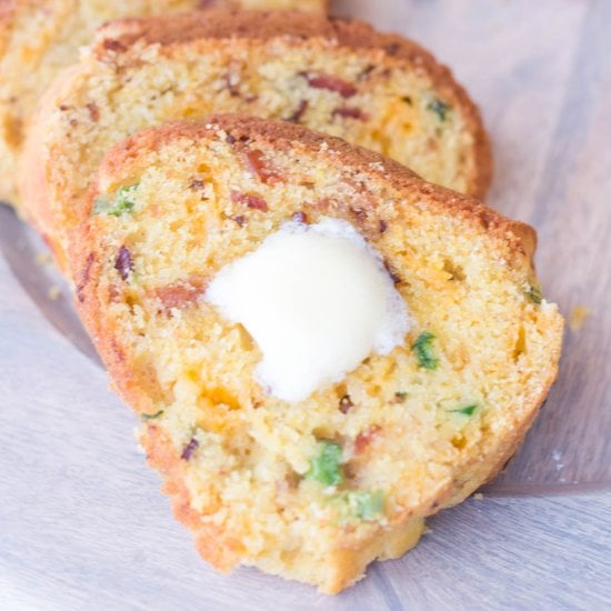 Bacon, Cheddar & Jalapeno Cornbread