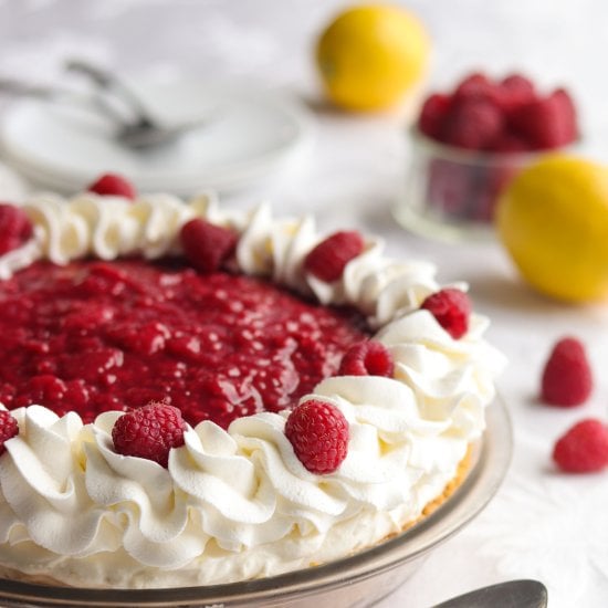 Lemon Raspberry Pie