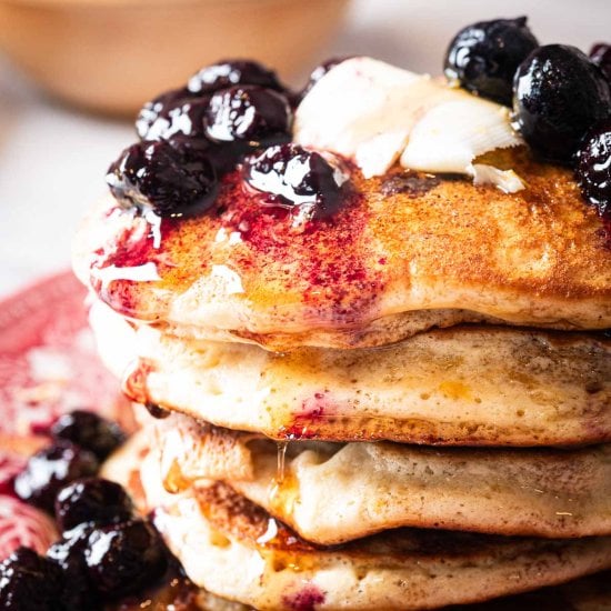 Blueberry Lemon Pancakes