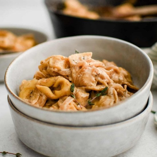 Creamy French Onion Tortellini