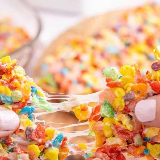 Fruity Pebbles Rice Crispy Treats