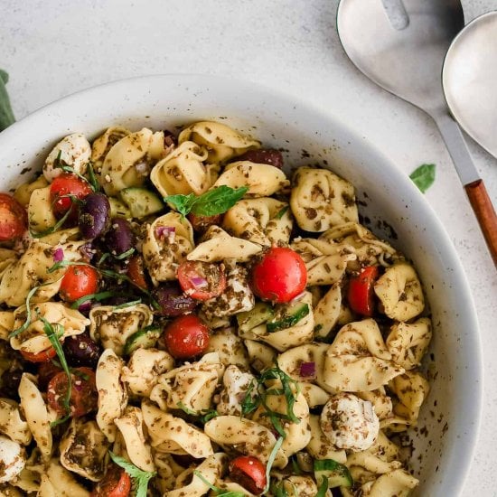 Pesto Tortellini Salad