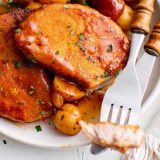 Crockpot BBQ Pork Chops