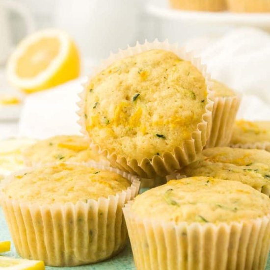 Lemon Zucchini Muffins