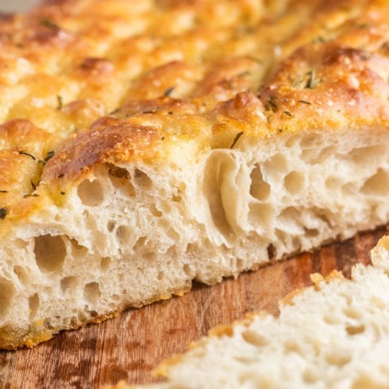 Crispy and Fluffy Focaccia
