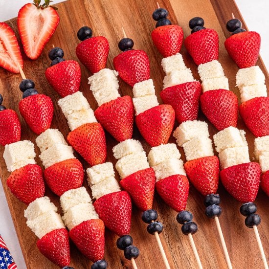 Red, White, and Blue Kabobs