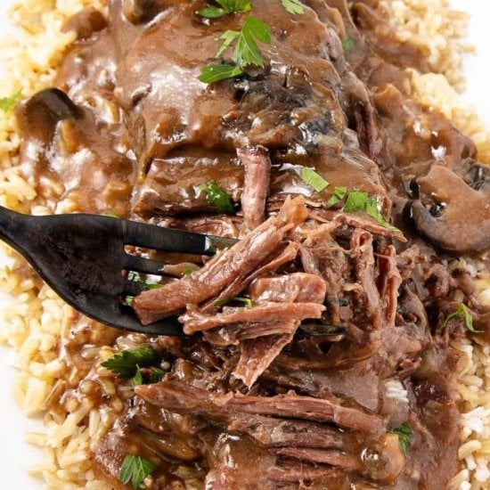 Beef Skirt Steak Slow Cooker