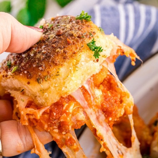 Chicken Parmesan Sliders – Easy Par