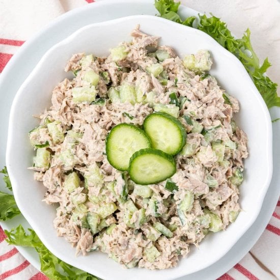 Refreshing Cucumber Tuna Salad
