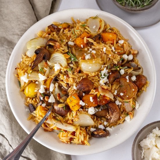 Orzo Risotto Roasted Vegetables