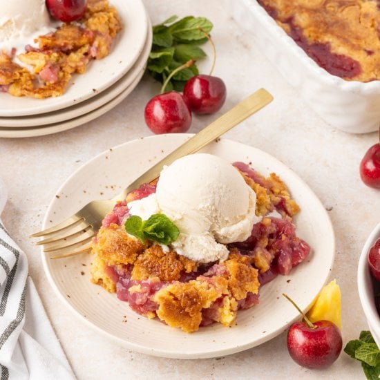 Cherry Pineapple Dump Cake