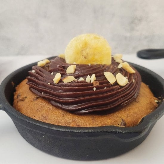 Banana Chocolate Mini Cakes