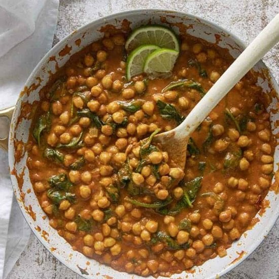 One Pan Chickpea Curry