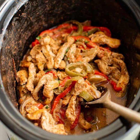 Crockpot Chicken Fajitas