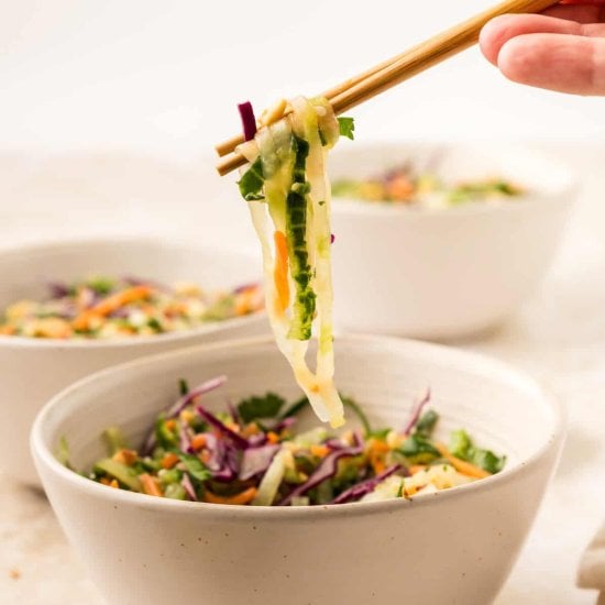 Asian Cucumber Noodle Salad