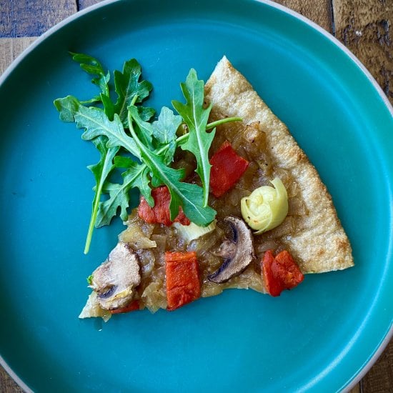 Copycat Amy’s Vegetable Pizza