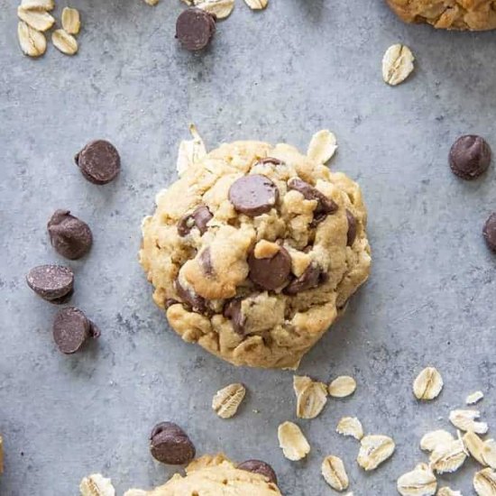 Peanut Butter Oatmeal Cookies