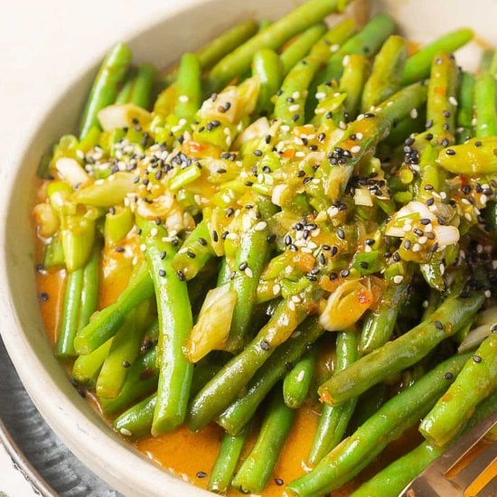 Miso Green Beans