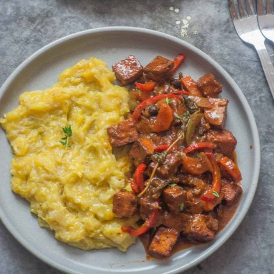 Brown Stew Tofu
