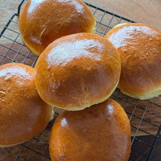 Homemade Brioche Buns Recipe
