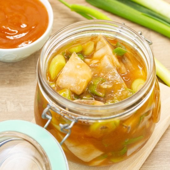 Herring in Sweet and Sour Sauce