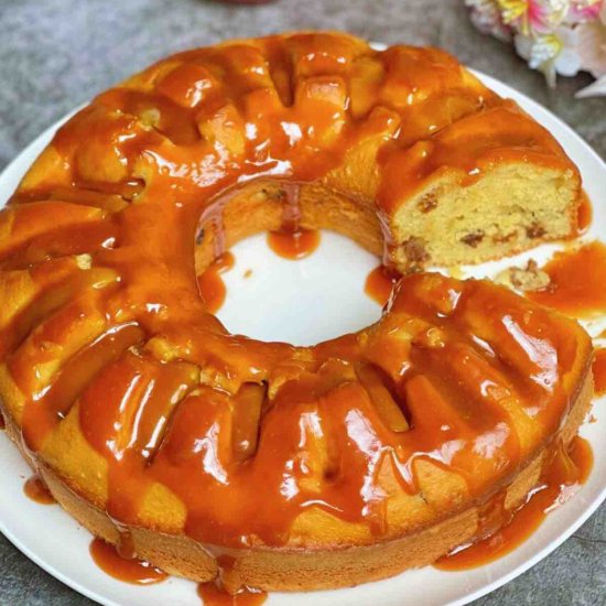 Apple and Raisin Bundt Cake