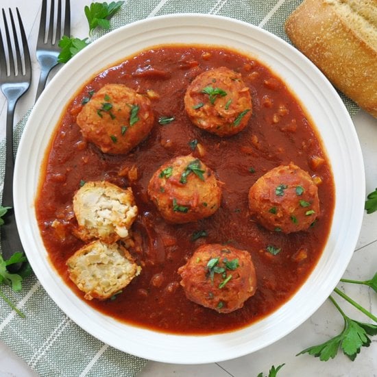 White Bean “Meatballs”
