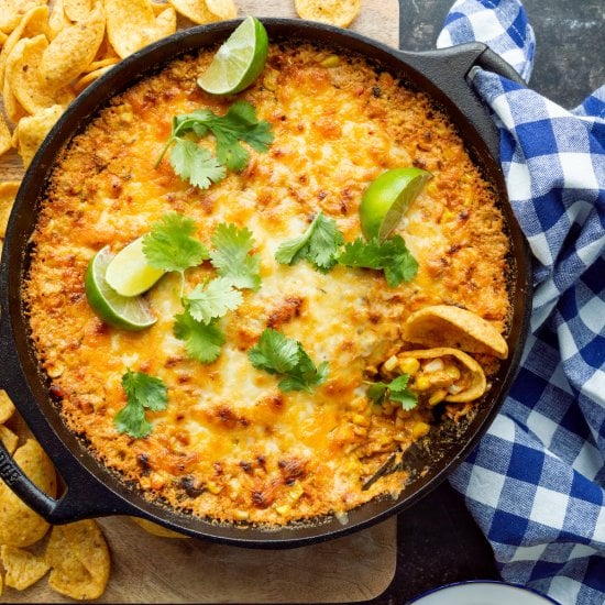 Hot Mexican Street Corn Dip