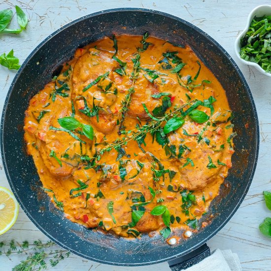 Sun Dried Tomato Pesto Chicken