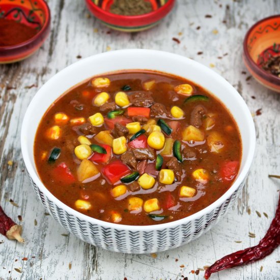 Mexican style tomato soup