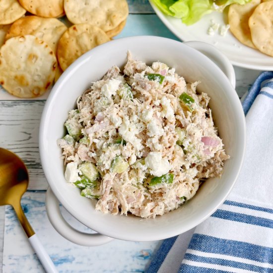 Creamy Feta Chicken Salad