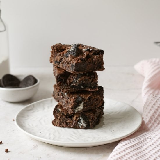 Fudgy Oreo Brownies