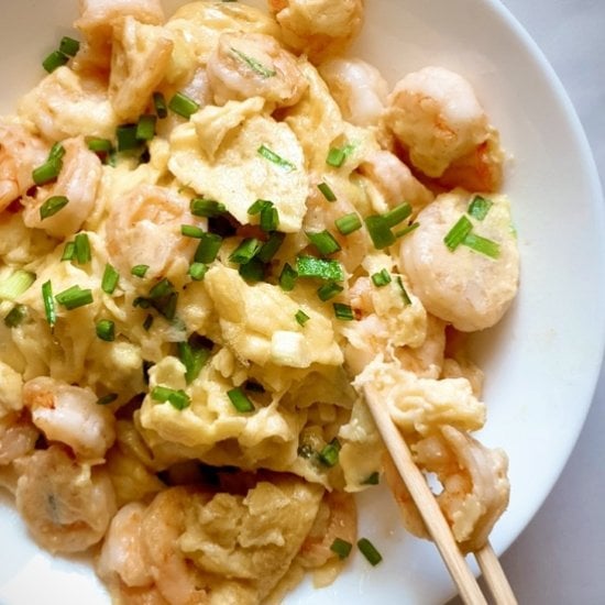 Easy Chinese Shrimp and Egg Recipe