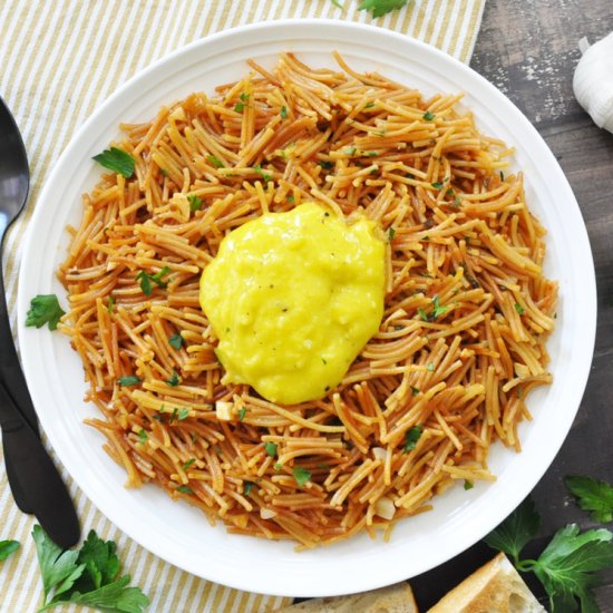 Spanish Fried Garlic Noodles