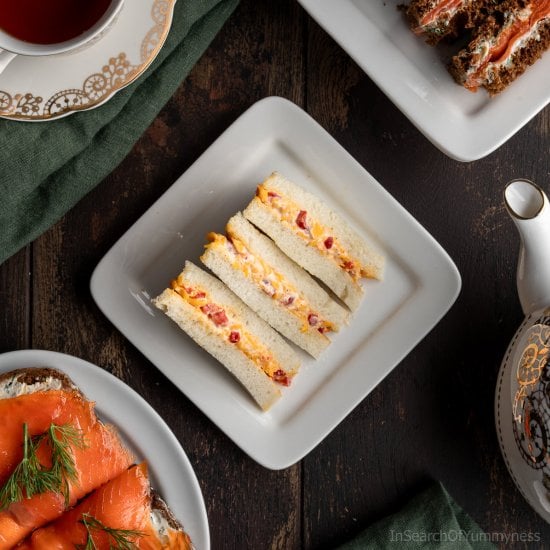 Pimento Cheese Tea Sandwiches