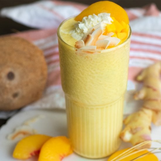Tropical Mango Peach Smoothie