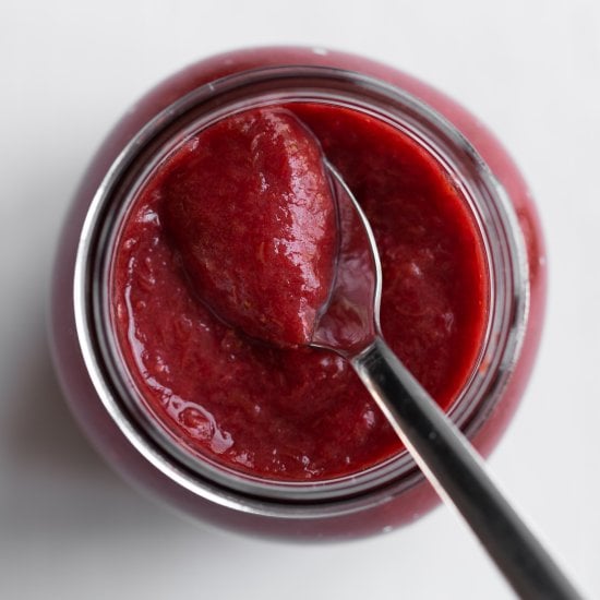 strawberry rhubarb compote