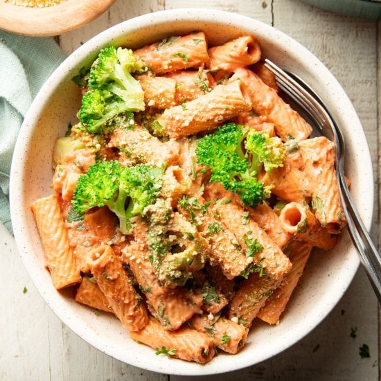 Vegan Pasta with Rose Sauce