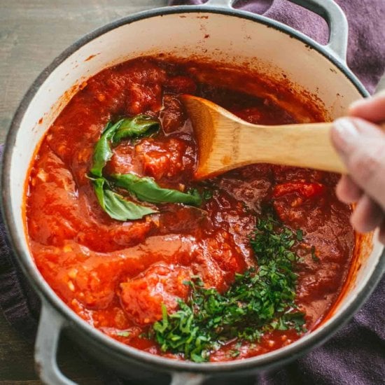 Homemade Marinara Sauce