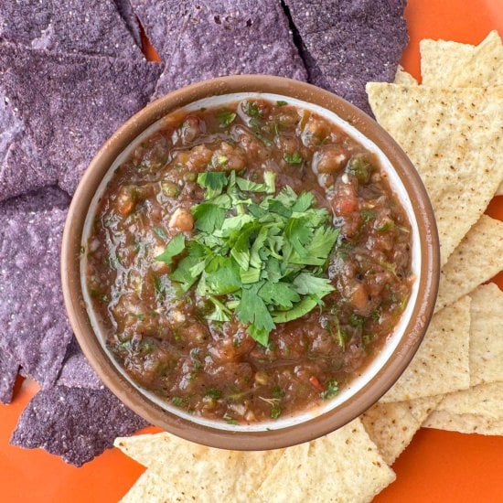 Restaurant Style Blender Salsa