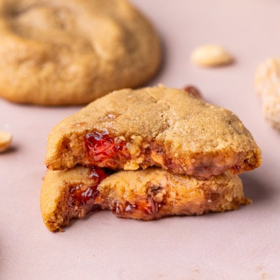 Peanut Butter and Jelly Cookies