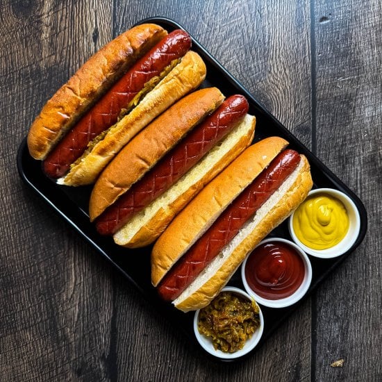 Smoked Hot Dogs