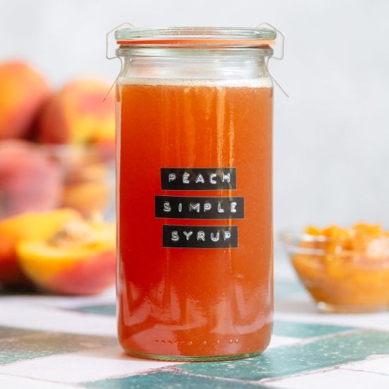 Peach Simple Syrup